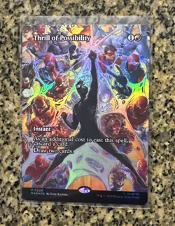 Thrill Of Possibility - 28 - MTG: Marvel’s Spider-Man - Borderless - FOIL - Image 1