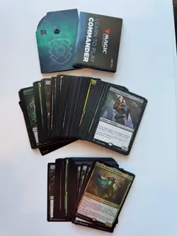 Magic The Gathering Kaldheim Commander Deck Elven Empire Complete Set - Image 2