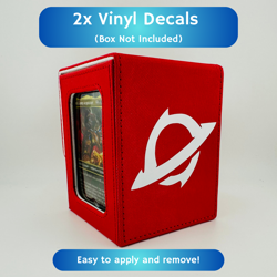 2x Decals - Edge of Eternities WHITE Magic The Gathering - Custom Deck Stickers - Image 1