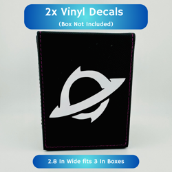 2x Decals - Edge of Eternities WHITE Magic The Gathering - Custom Deck Stickers - Image 4