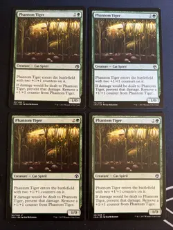 4x Phantom Tiger (181) Iconic Masters LP MTG Magic the Gathering x4 Playset MKE - Image 1