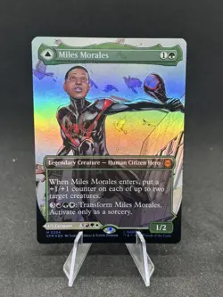 MTG: Miles Morales Marvel's Spider-man (0234) (Borderless) FOIL NM Pack Fresh🔥 - Image 1