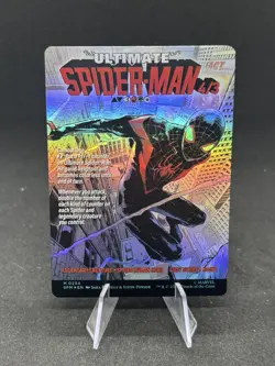 MTG: Miles Morales Marvel's Spider-man (0234) (Borderless) FOIL NM Pack Fresh🔥 - Image 2