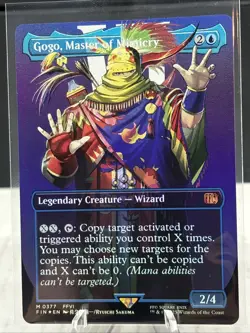 Gogo, Master of Mimicry (377) [Borderless Foil] (NM) - MTG - Final Fantasy (ENG) - Image 4
