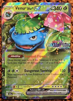 ✨Venusaur EX✨ Pokemon | Stellar Crown | Stamped | Holo | NM/M | 001/142 - Image 1