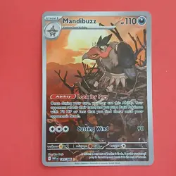 Pokemon Scarlet & Violet White Flare Mandibuzz 145/086 Illustration Rare - Image 1
