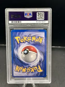 Squirtle 93/130 Base Set II 2000 Pokemon Game PSA 7 NM - Image 2