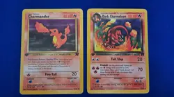 Pokemon TCG Team Rocket 1st Edition - Charmander and Dark Charmeleon - Image 1