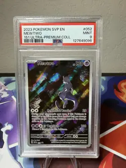 Pokemon Mewtwo TCG Black Star Promos SVP052 #52 PSA 9 - Image 1