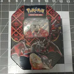 Pokemon TCG Scarlet & Violet Paldean Fates Shiny Charizard ex Tin New Sealed - Image 1