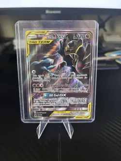 Pokemon TCG Garchomp & Giratina GX Tag Team SM193 Promo - Image 1