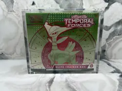 Pokemon Scarlet Violet Temporal Forces Iron Leaves Elite Trainer Box ETB Sealed - Image 1