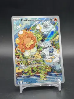 Pokemon - 195/191 - S&V Surging Sparks - Castform Sunny Form - Illustration Rare - Image 1