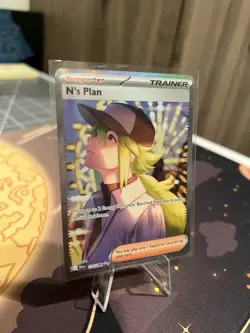 Pokemon TCG N's Plan 170/086 Sir Black Bolt Special Illustration Rare - Image 1