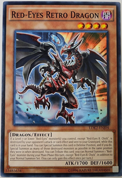 YUGIOH - Red-Eyes Retro Dragon - LDK2-ENJ04 - Unlimited - Common - NM/M - Image 1