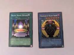 Magician of Black Chaos PP01-EN001 + Black Magic Ritual EN002 SECRET NM SET - Image 1