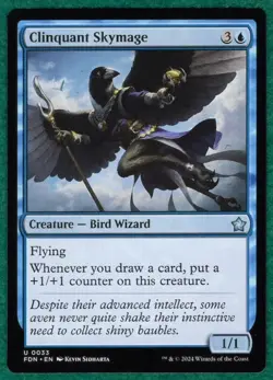 Clinquant Skymage - Foundations FDN #0033 - Magic: The Gathering MTG Card - Image 1