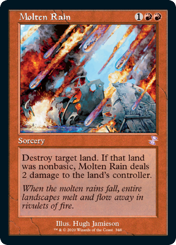 Molten Rain FOIL Time Spiral Remastered NM Red Special MAGIC MTG CARD ABUGames - Image 1