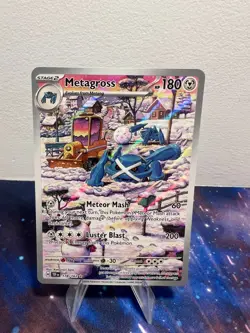 Metagross 178/162 Illustration Rare Temporal Forces Pokemon Card - Image 1