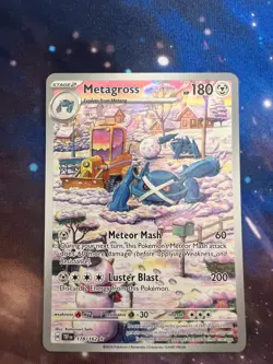 Metagross 178/162 Illustration Rare Temporal Forces Pokemon Card - Image 3