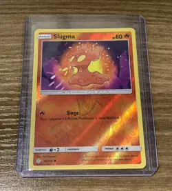 SHIPS SAME DAY Pokemon Card Slugma 26/236 Reverse Holo Basic Fire Type 2019 - Image 1