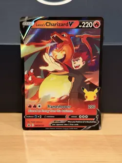Pokemon TCG Lance's Charizard v SWSH133 Promo Card Near Mint Condition - Image 1