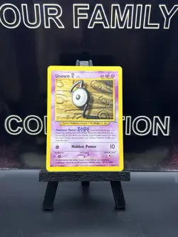 Unown [G] 27/105 Rare Neo Destiny Pokemon Card - Image 1