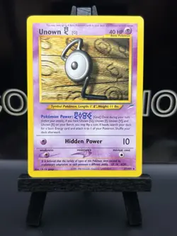 Unown [G] 27/105 Rare Neo Destiny Pokemon Card - Image 2