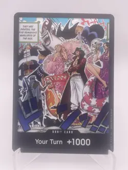 Don!! Card Alt Art OP07 500 Years Future One Piece TCG NM English - Image 1