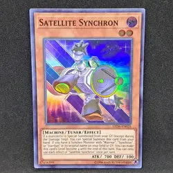 Satellite Synchron LED6-EN025 Unlimited Super Rare NM Near Mint Yu-Gi-Oh! Card - Image 1