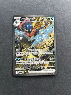 Pokemon TCG Greninja EX 132 Shrouded Fable Special Illustration Promo Card NM - Image 1