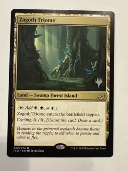 MTG: Zagoth Triome Card Regular Ikoria: Lair of Behemoths 259/274- NM - Image 1