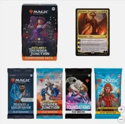 MTG - Outlaws of Thunder Junction (OTJ) - Deluxe Commander Kit - Most Wanted - Image 1