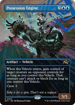 Possession Engine (Borderless) - Aetherdrift - 0302 - MTG - NM Regular Rare - Image 1