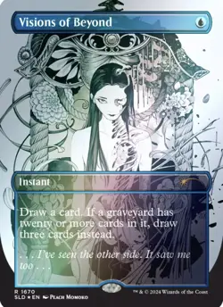 MTG Secret Lair Featuring: Peach Momoko - Rainbow Foil - Image 3