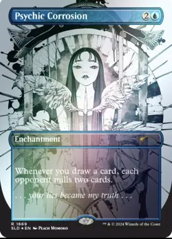 MTG Secret Lair Featuring: Peach Momoko - Rainbow Foil - Image 4