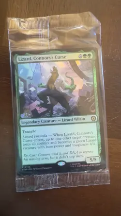 MTG Spider-Man: Foil Promo Lizard Magic Marvel R 0106 2025 STAMPED - Image 1