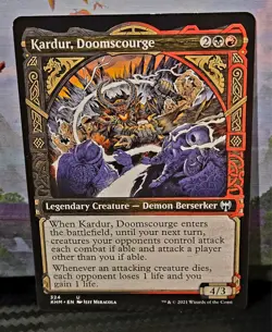 magic the gathering - Kardur, Doomscourge - Legendary Creature - Demon Berserker - Image 1