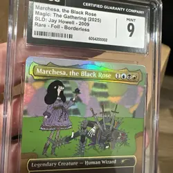 MTG Marchesa, the Black Rose (Rainbow Foil) Secret Lair Jay Howell 2009 CGC 9 - Image 1