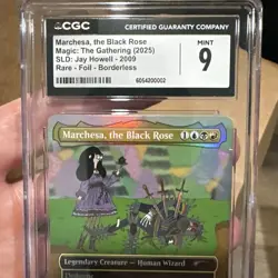 MTG Marchesa, the Black Rose (Rainbow Foil) Secret Lair Jay Howell 2009 CGC 9 - Image 5