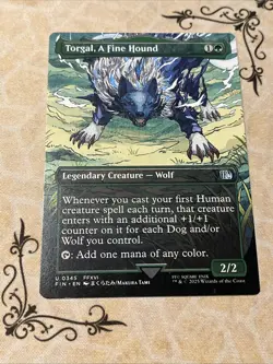 Torgal, A Fine Hound (Borderless) Final Fantasy Regular - Image 1