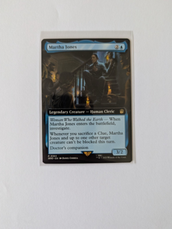 MtG Martha Jones Extended Art R 0363 Doctor Who Magic Gathering - Image 1