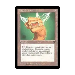 WOTC MtG Legends Ring of Immortals (R) NM - Image 1