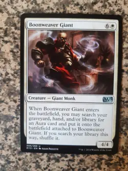 MTG - 1 x Boonweaver Giant - Core set 2015 - Image 1