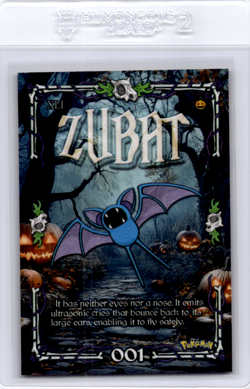 Zubat Peruvian Halloween Pokemon card - Image 1