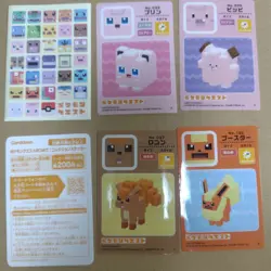 Pokemon Quest Sticker 2018 Carddass Set of 32 Complete Set of 32 NM - Image 5