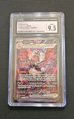 CGC 9.5 Charizard EX 234/091 Pokemon Paldean Fates Alt Art English SIR - Image 1