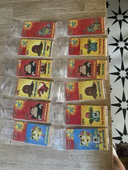 12 Sealed Pokemon Collectible Party Sticker Packs - Image 1