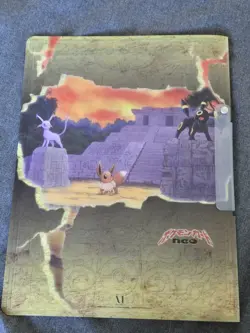 Pokemon TCG Neo Genesis Set Premium File 2 Near Mint - Image 5