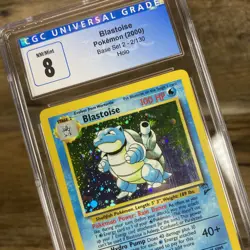 BLASTOISE HOLO 2/130 (2000) Pokemon BASE SET II - ENGLISH - CGC 8 (Blue Label) - Image 3